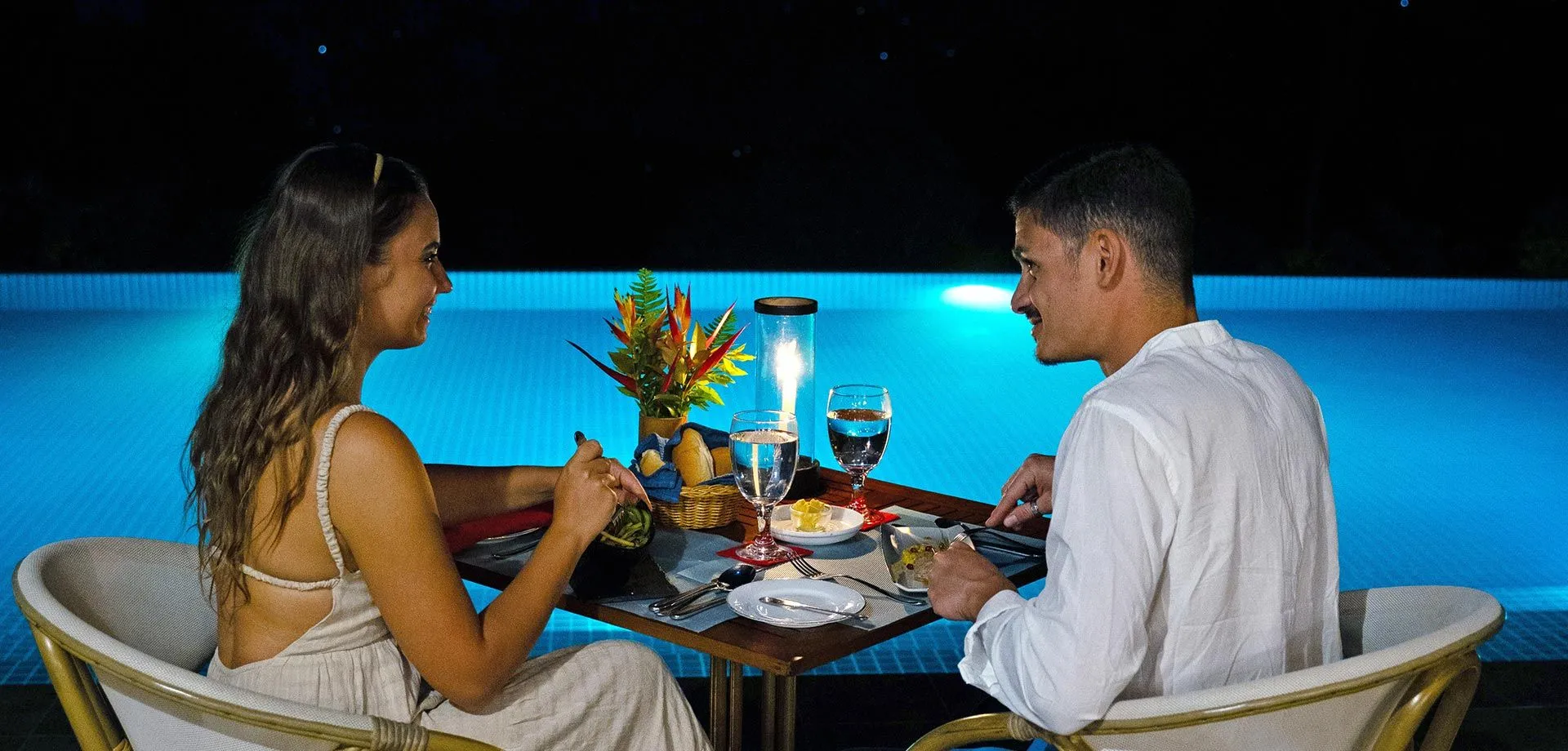 Sky Tented Villa with canopy roof and private plunge pool at Aarunya Nature Resort