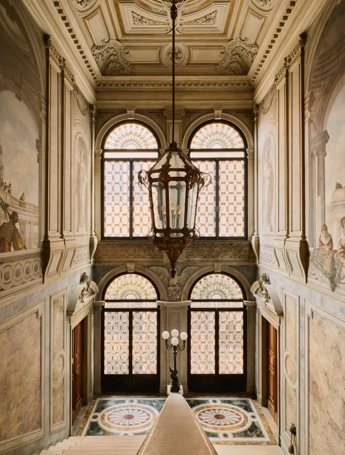 A contemporary suite interior at Aman Venice designed by Jean-Michel Gathy