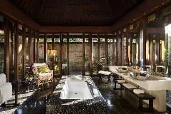 A private infinity pool villa at Bulgari Resort Bali facing the Indian Ocean