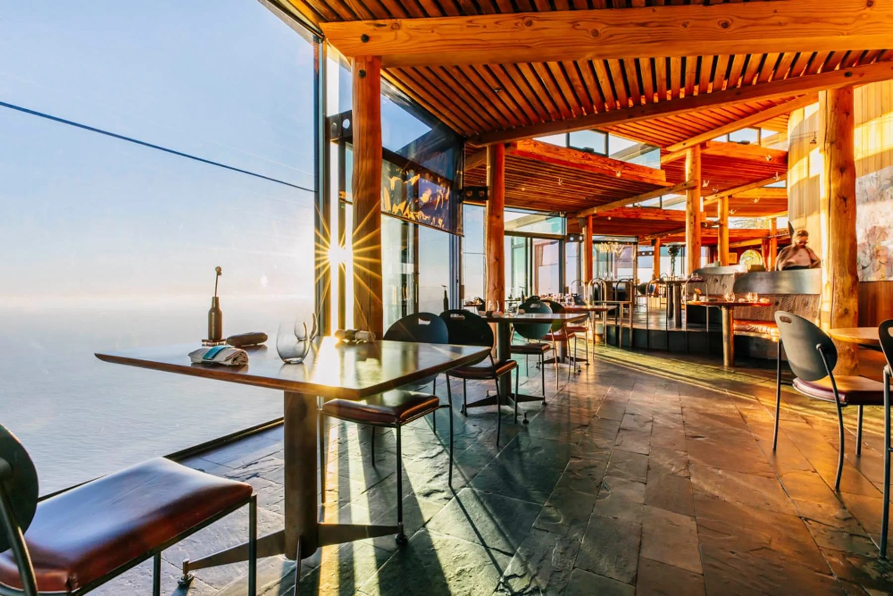 An infinity-edge pool overlooking the Pacific Ocean at Post Ranch Inn
