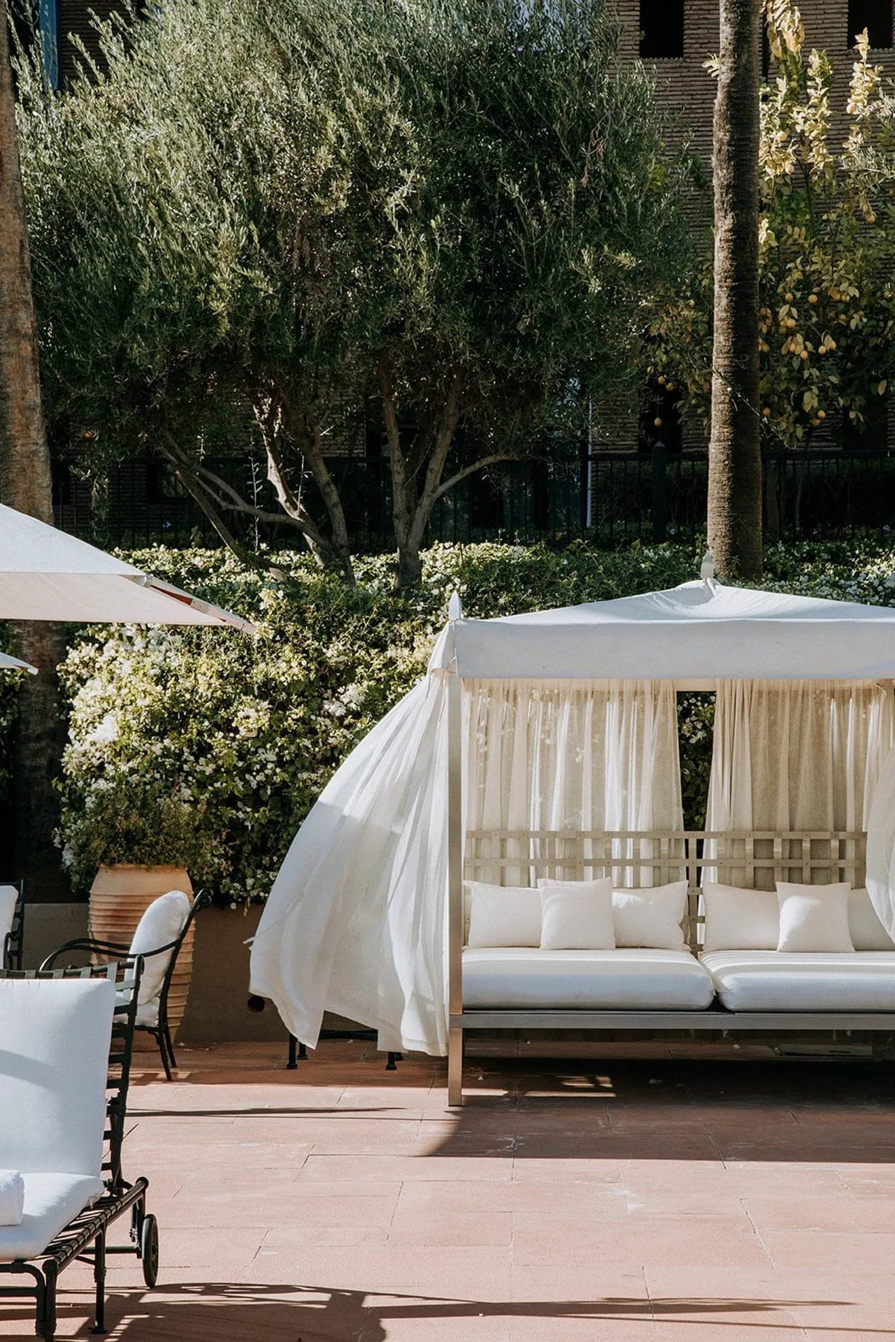 The heated pool inside the 1,200-square-metre Chenot Spa at Selman Marrakech
