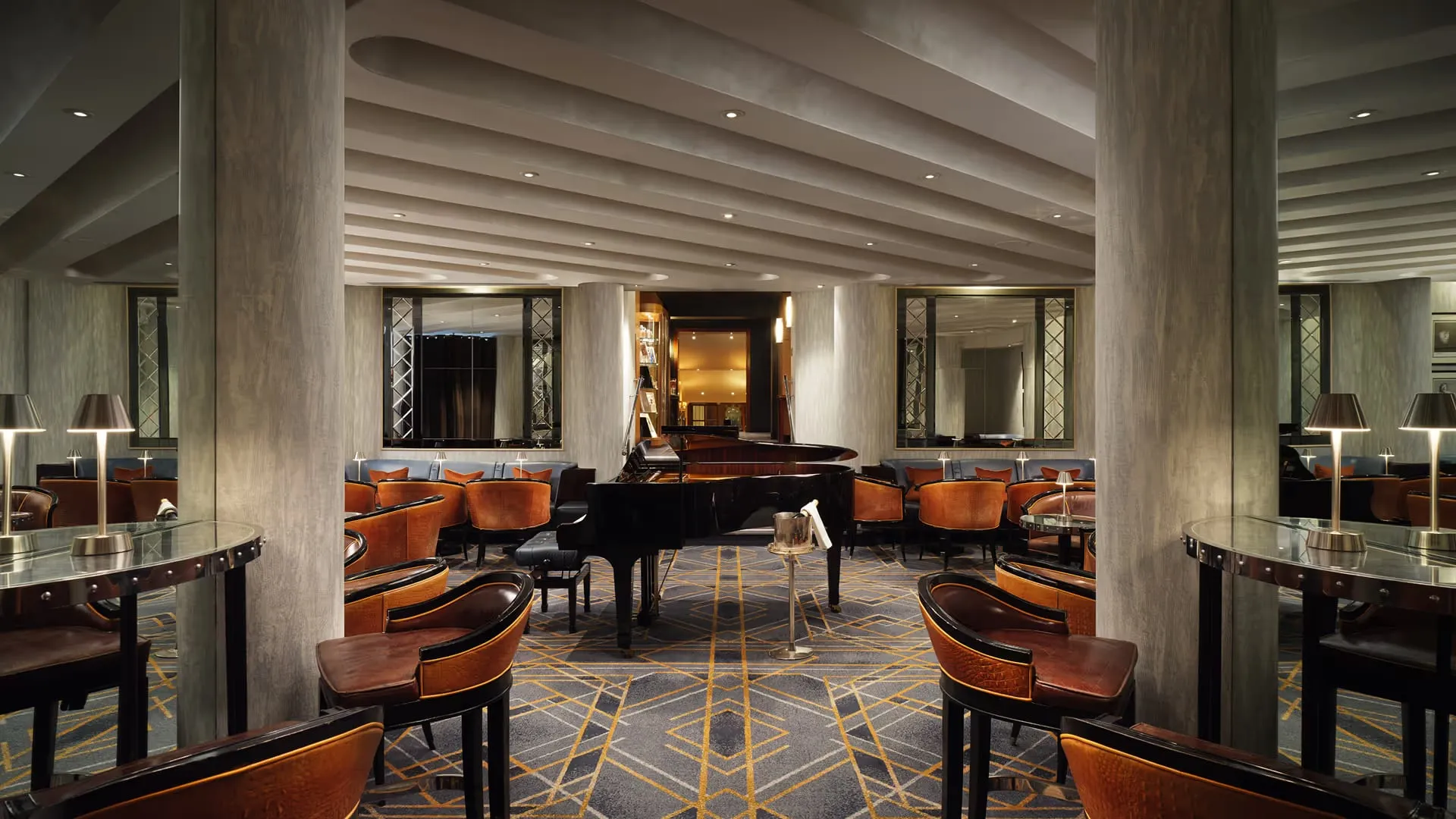 A river-facing Personality Suite at the Savoy with Edwardian furnishings and a view over the Thames