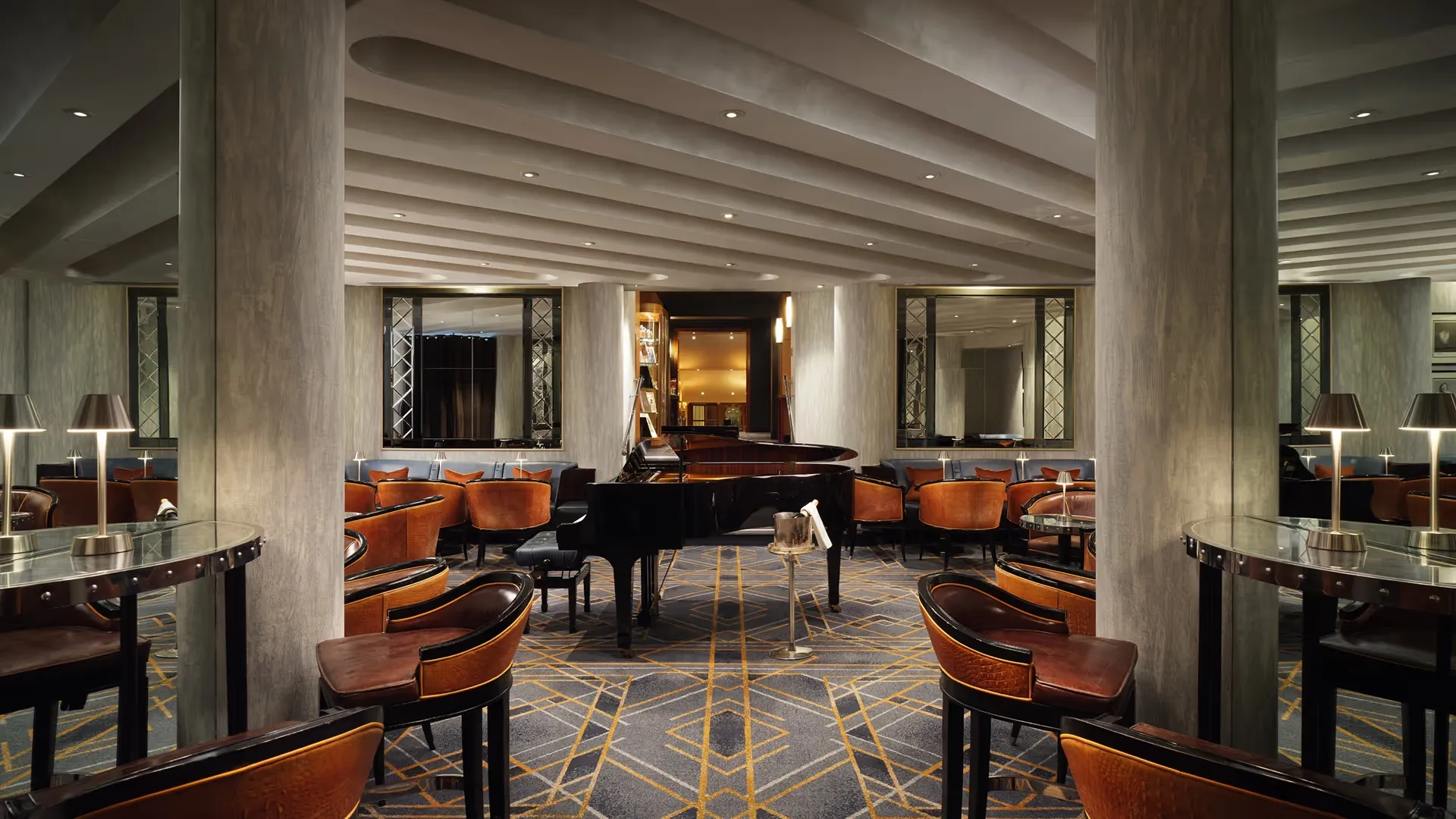 A river-facing Personality Suite at the Savoy with Edwardian furnishings and a view over the Thames